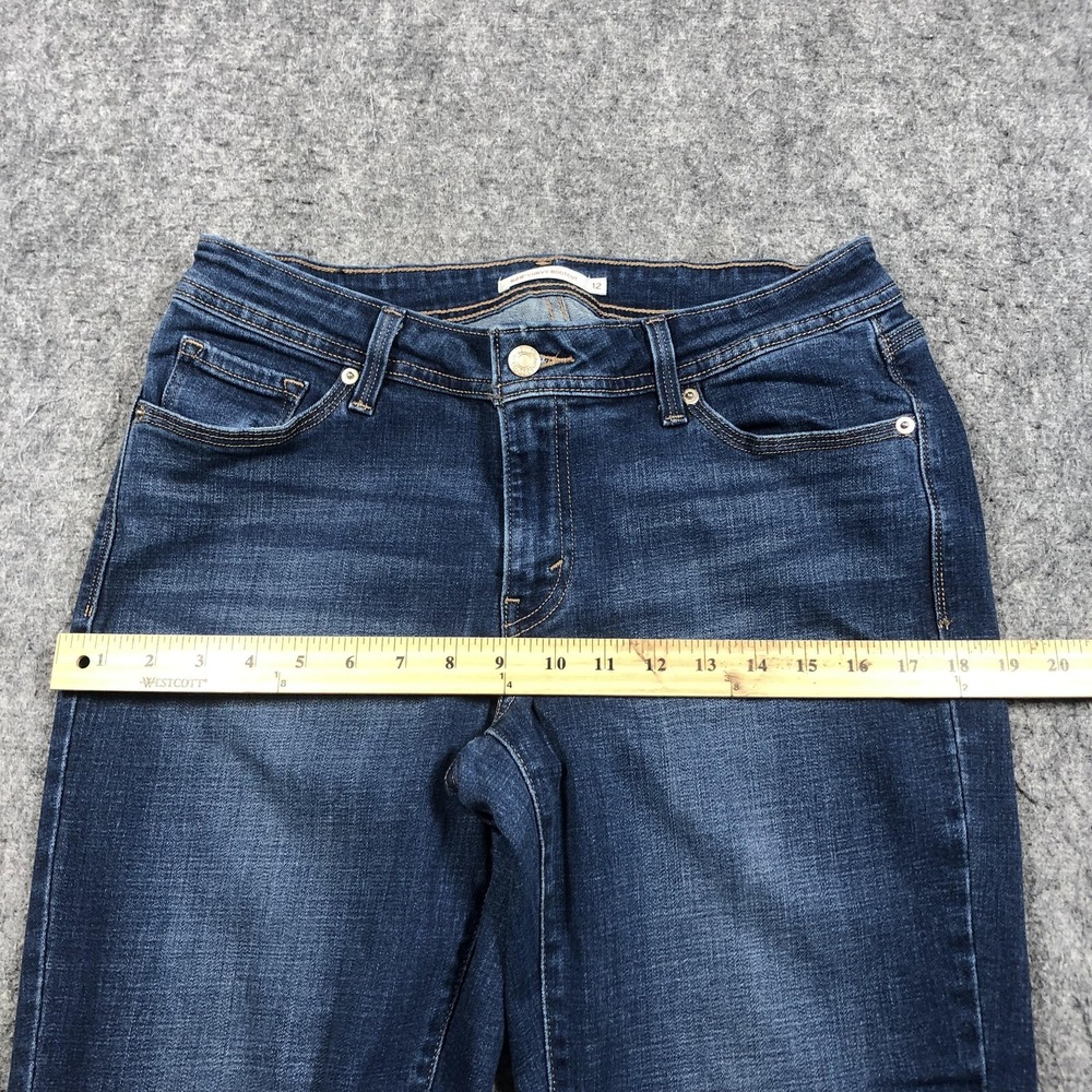 Levi's 529 Curvy Bootcut Jeans Womens 12 Blue Medium Wash Stretch Denim - Picture 8 of 16